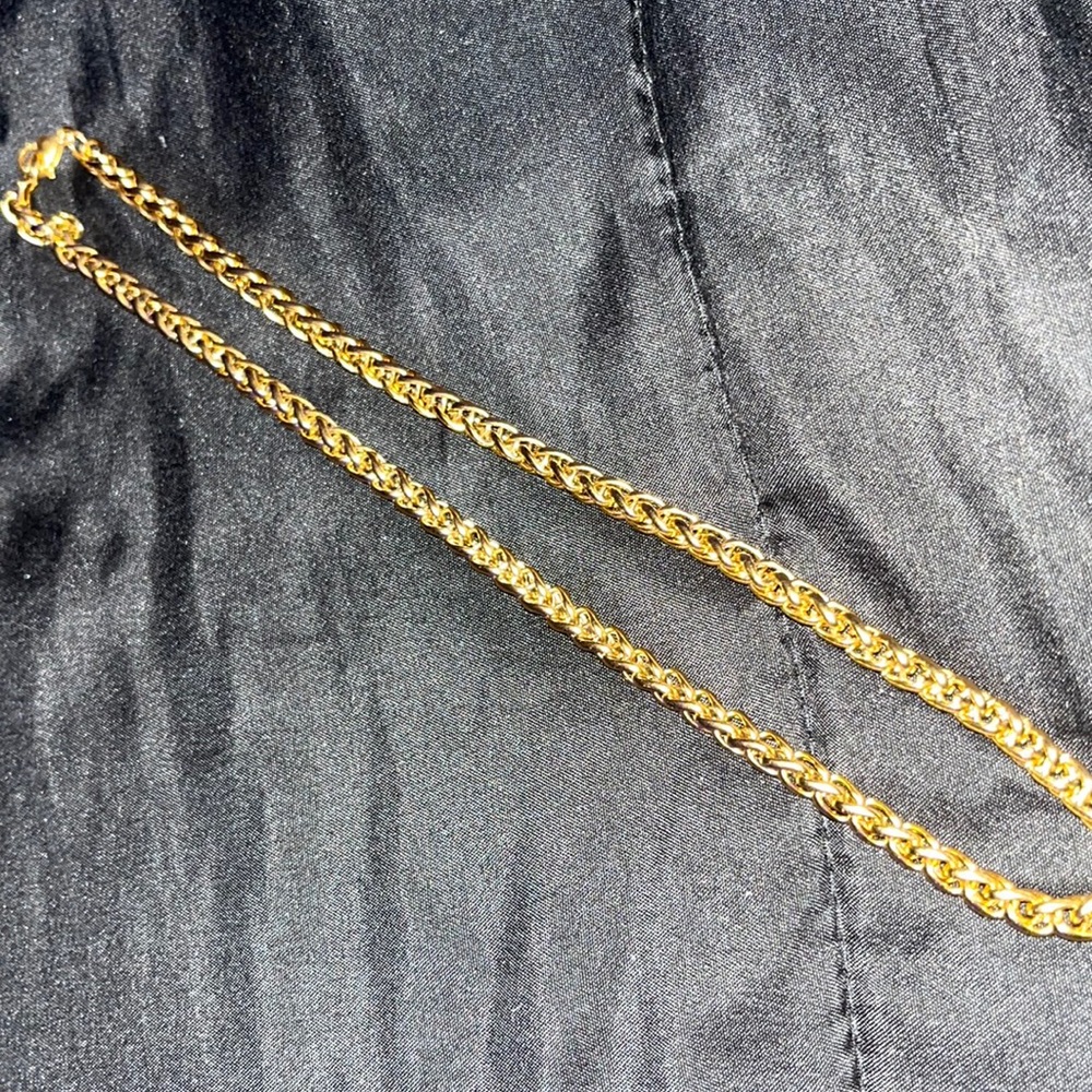 20” mens gold chain 14k plated
